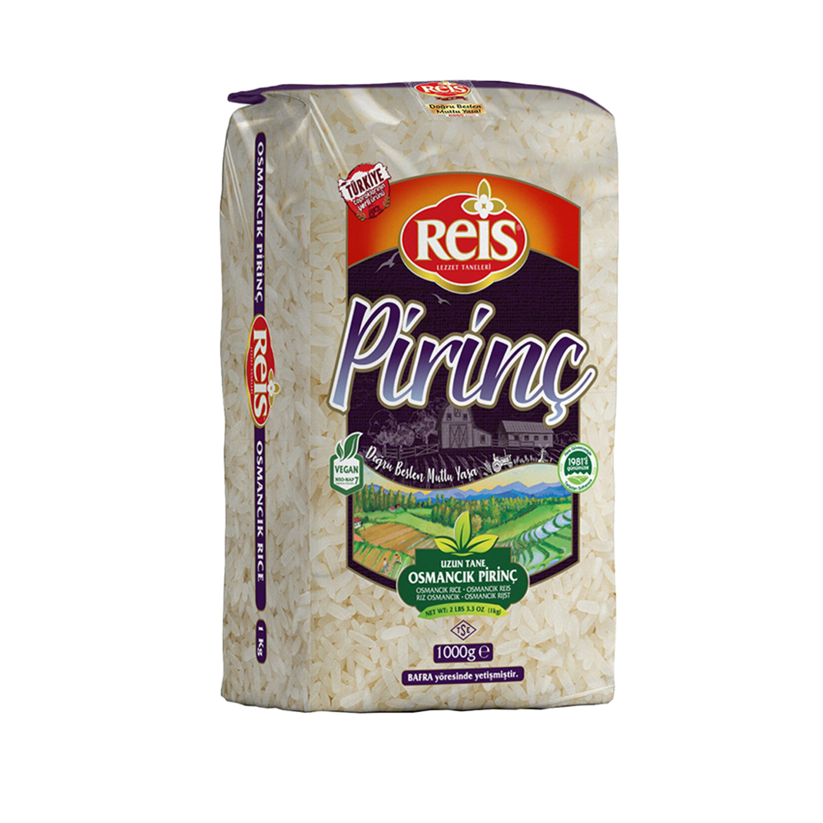 Reis Osmancık Pirinç 1 Kg