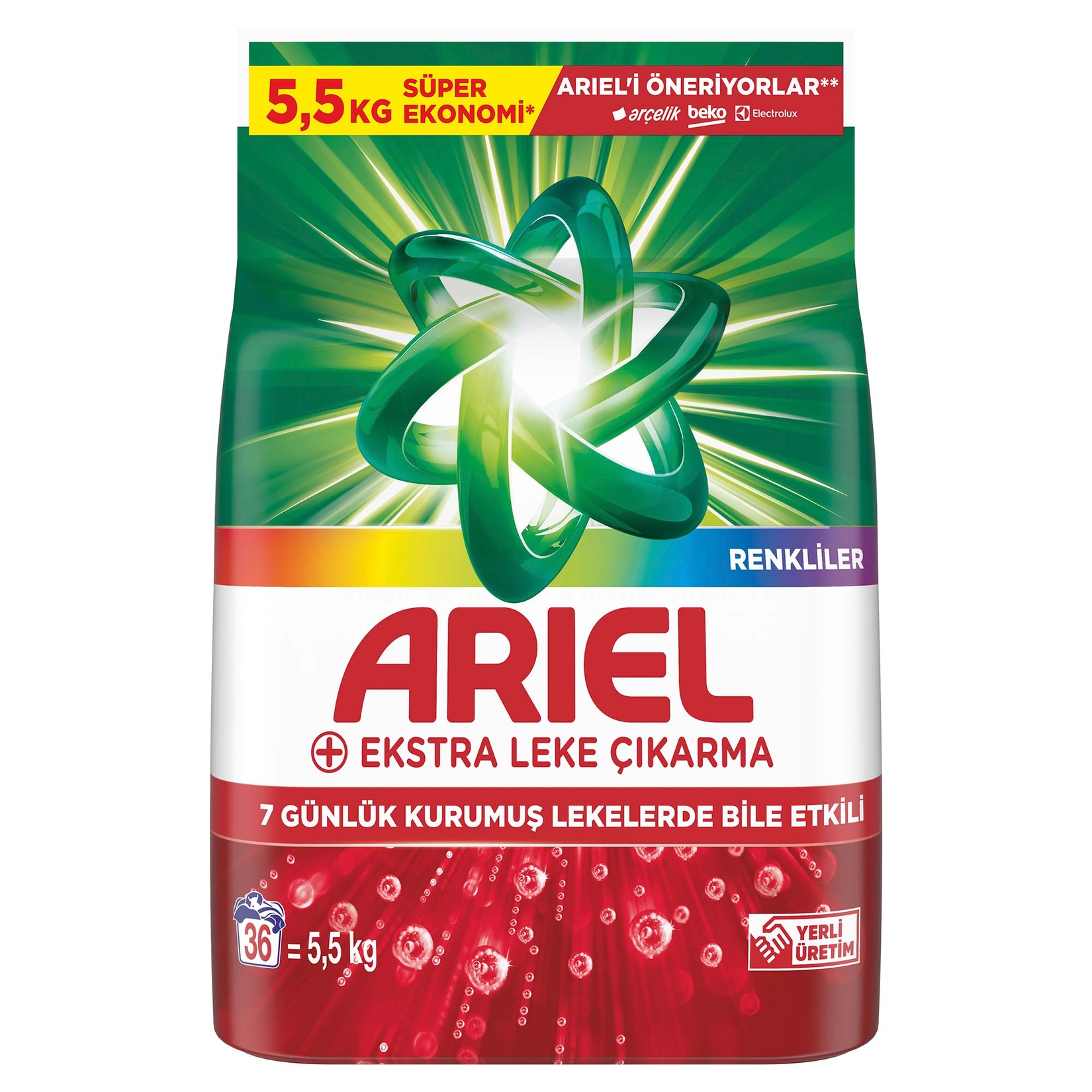 Ariel OXI 5,5 Kg Renklilere Özel AquaPudra Toz Çamaşır Deterjanı Ariel OXI 5,5 Kg Renklilere Özel AquaPudra Toz Çamaşır Deterjanı